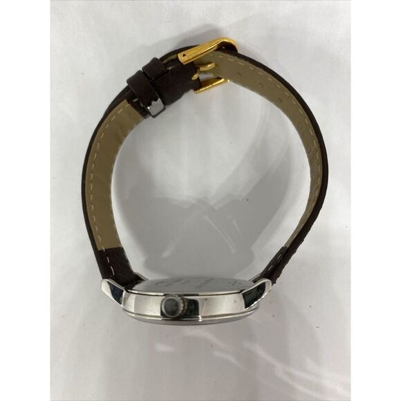 Kate Spade New York 0782 Women Brown Leather White Analog Dial Wrist Watch XX611 - Picture 8 of 12